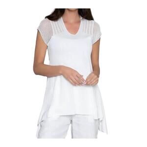 NEW STELLA CARAKASI final touch sweater in soft white